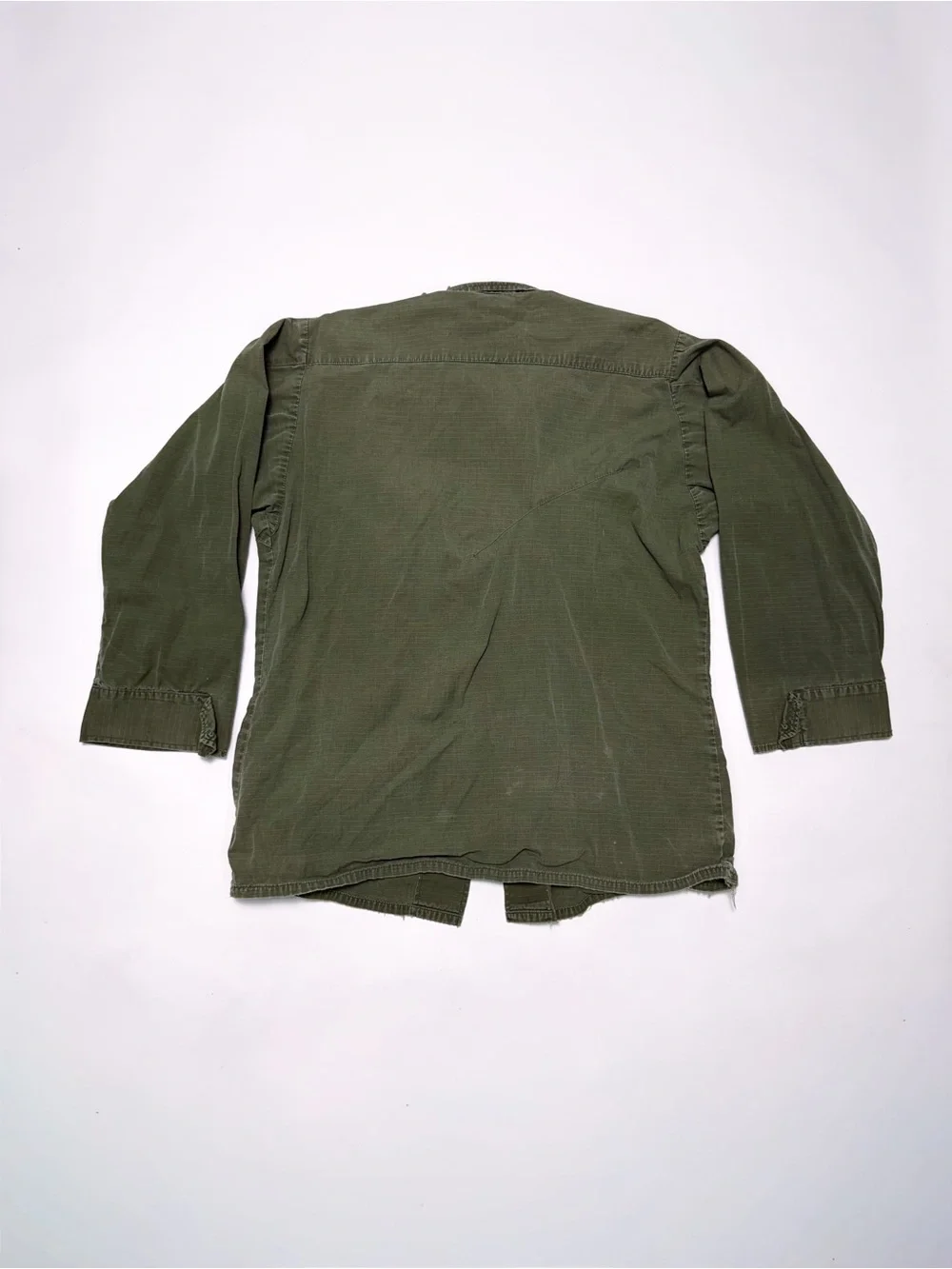 1969 US Army Vietnam OG-107 Ripstop Jungle Fatigue Jacket XL